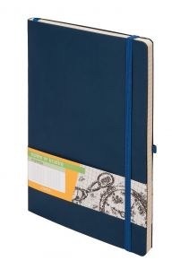 Obrazek Notes Impresja B5 Kratka Granatowy