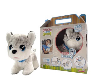 Obrazek Pies Husky Happy