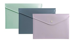Obrazek Paczka Teczka A5 koperta PP morandi  mix kolorów 10 sztuk