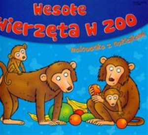 Obrazek Wesołe zwierzęta w ZOO Malowanka z naklejkami