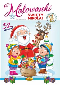 Obrazek Święty Mikołaj. Malowanki