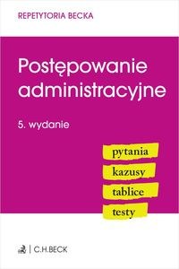 Obrazek Postępowanie administracyjne Pytania Kazusy TabliceTesty