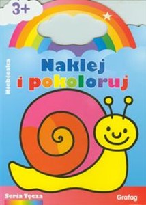 Obrazek Naklej i pokoloruj Niebieska Wiek 3+