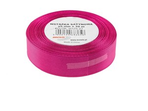Picture of Wstążka satynowa różowa 25mmx32m