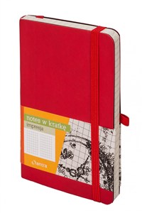 Picture of Notes Impresja A6 Kratka Czerwony
