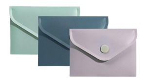 Obrazek Paczka Teczka A7 koperta PP morandi  mix kolorów 10 sztuk