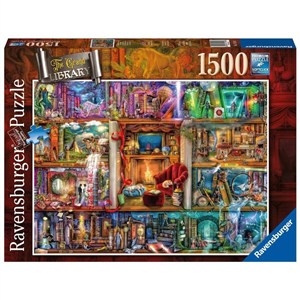 Obrazek Puzzle 1500 Bogata bilblioteka