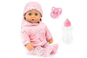 Obrazek Bobas pierwsze słowa różowy 38cm