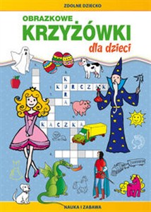 Obrazek Obrazkowe krzyżówki dla dzieci Nauka i zabawa
