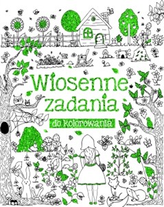 Obrazek Wiosenne zadania do kolorowania