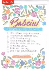 Picture of Karnet B6 Babcia