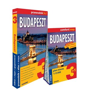 Obrazek Budapeszt 3w1 przewodnik + atlas + mapa
