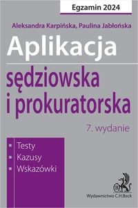 Obrazek Aplikacja sędziowska i prokuratorska 2024 Testy, kazusy, wskazówki + dostęp do testów online