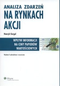 Obrazek Analiza zdarzeń na rynkach akcji Wpływ informacji na ceny papierów wartościowych