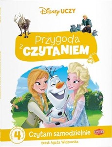 Obrazek Disney Uczy Przygoda z czytaniem Kraina Lodu Czytam samodzielnie poziom 4 Czytanie metodą sylabową