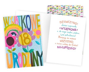 Picture of Karnet Urodziny 18 damskie