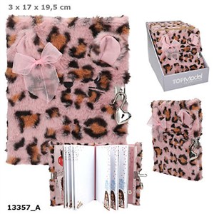 Picture of Pamiętnik pluszowy na kłódkę Top Model różowy 13357A