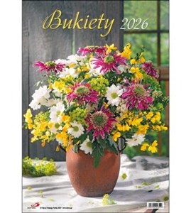 Obrazek Kalendarz 2026 ścienny bukiety