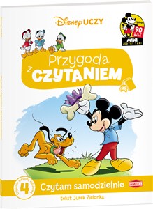 Obrazek Disney Uczy Przygoda z czytaniem Mickey Mouse Czytam samodzielnie poziom 4 Czytanie metodą sylabową