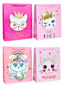 Picture of Torebki prezentowe JYWK 037 M mix wzorów 12 sztuk