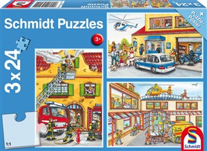 Picture of Puzzle 3x24 Służby ratownicze