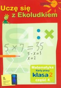 Obrazek Uczę się z Ekoludkiem 2 matematyka karty pracy część 4 Szkoła podstawowa