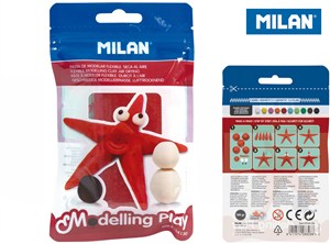 Picture of Modelina samoutwardzalna Milan AIR-DRY 100 g czerwona