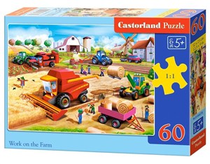 Obrazek Puzzle 60 Work on the Farm B-066278