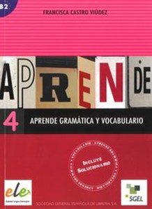 Obrazek Aprende 4 gramatica y vocabulairo B2