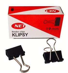 Obrazek Klipsy 19mm 12szt