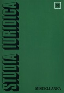 Obrazek Studia Iuridica 68 Miscellanea
