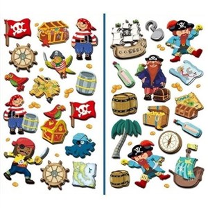 Obrazek Naklejki 3D piraci MIX
