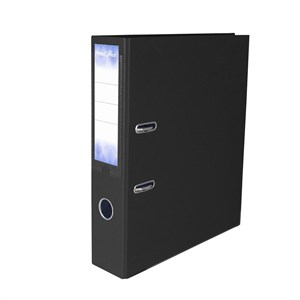 Obrazek Segregator Petite Office A4/75mm czarny STRIGO