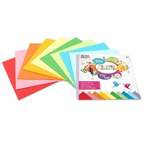 Obrazek Blok kolorowych kartek 20x20cm/50K