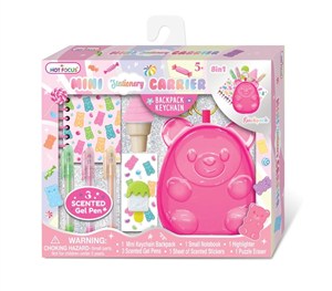 Picture of Zestaw miniaturek z mini-plecaczkiem Miś