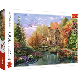 Picture of Puzzle 1500 Chatka nad jeziorem