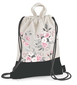 Obrazek Worek na buty Flower