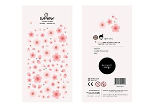 Obrazek Naklejki ozdobne Kwiaty i płatki