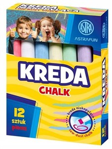 Obrazek Kreda Tablicowa Astra Fun - 12 szt
