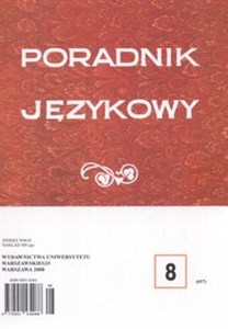 Obrazek Poradnik językowy 3/2008