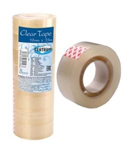 Obrazek Taśma biurowa przezroczysta 19mm x 33mm -1 słupek 8 szt