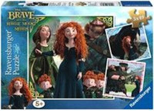 Obrazek Puzzle Merida Waleczna  3 x 49