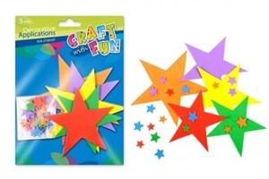 Obrazek Ozdoba dekoracyjna piankowa gwiazdy