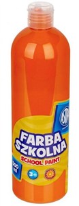 Obrazek Farba szkolna Astra 500 ml pomarańczowa
