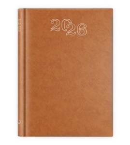 Picture of Kalendarz 2026 A5 dzienny standard brązowy