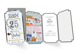 Picture of Karnet Rocznica ślubu 25