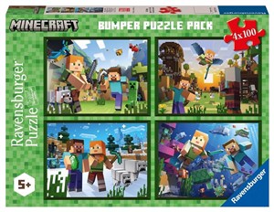 Obrazek Puzzle 4x100 Minecraft