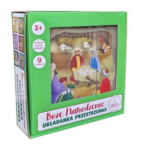 Picture of Boże Narodzenie Układanka przestrzenna Drewniane klocki