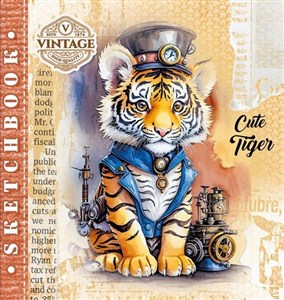 Picture of Szkicownik 200x200/36K 100g/m2 tygrysek FRESH