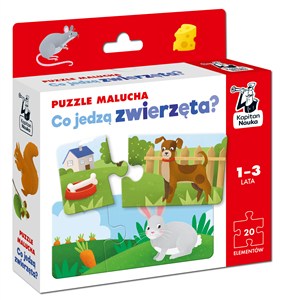 Obrazek Co jedzą zwierzęta? Puzzle malucha